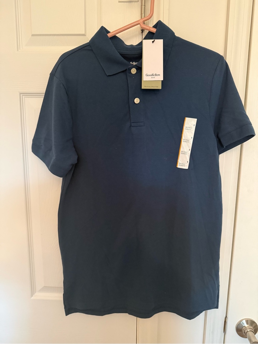 Goodfellow & Co Men's Dark Navy Short-Sleeve Polo